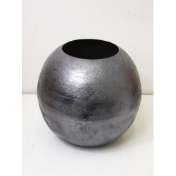 Wazon z metalu Kula 21x23x23cm